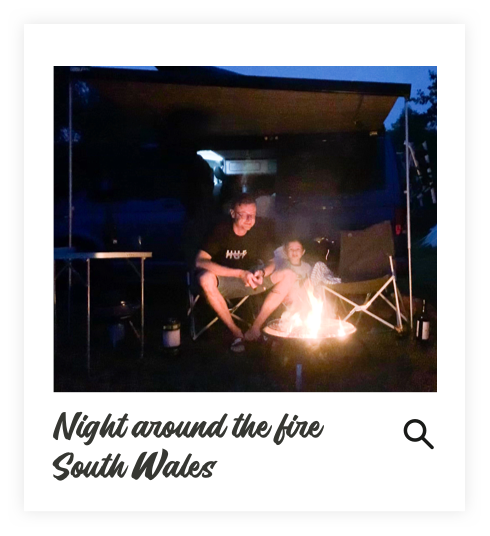 Riley's Campers -  Night around the file South Wales